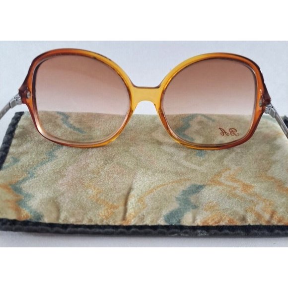 VTG Vienna Line Womens Sunglasses Plastic & Metal Frames W Slipcase Austria main image 8